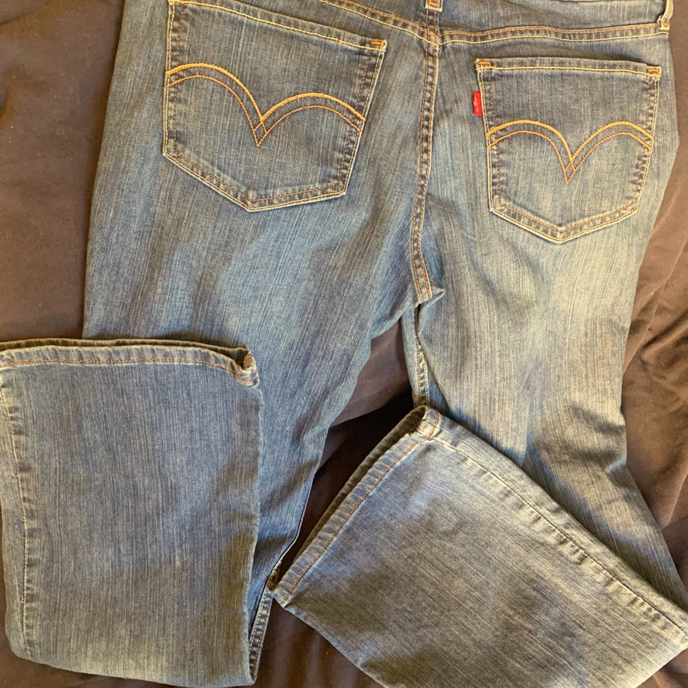 Super low Levi jeans